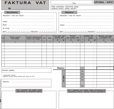 FAKTURA VAT